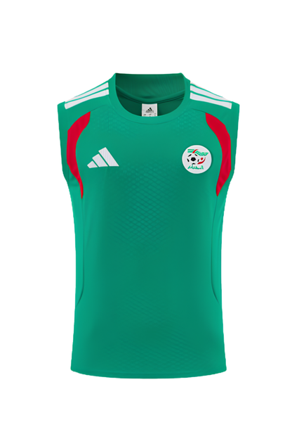 Algeria Green Sleeveless Set