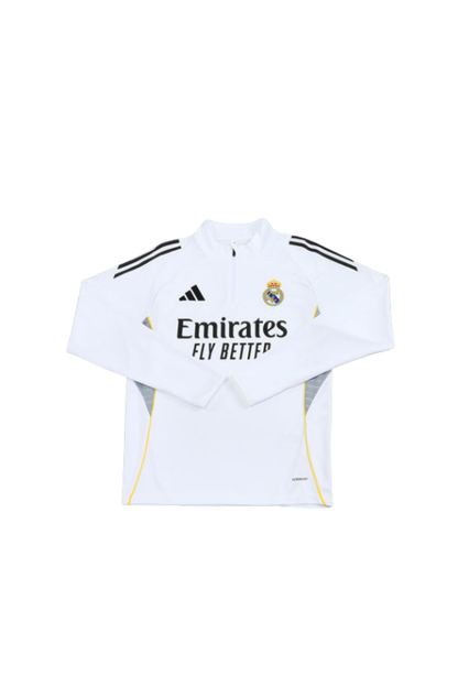 Real Madrid White and Black Tracksuit