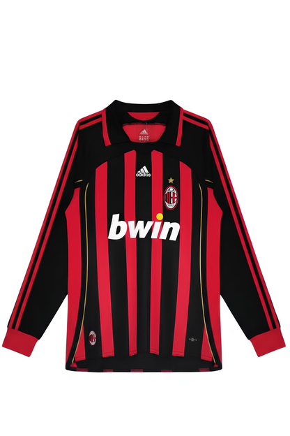 AC Milan Retro 2007-2008 Long Sleeve Home Kit